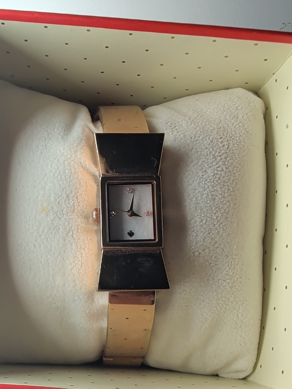 Kate Spade Gold-Tone Women's Bow Accent Watch